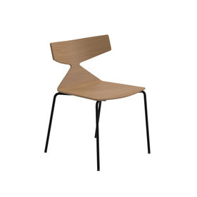 Arper Saya: Geometric Wood Chairs and Stools | Arper